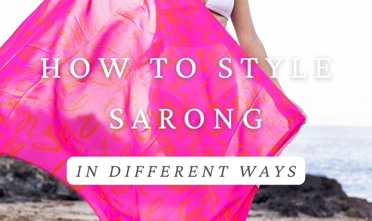 how to style sarong?