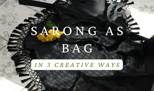 Sarong as bag
