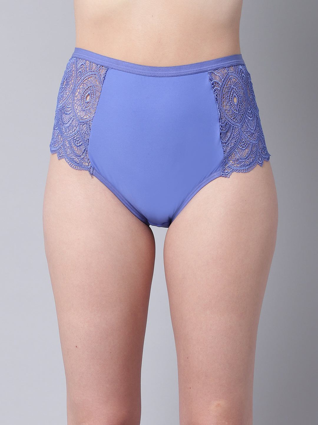 Blue lacy hipster panty