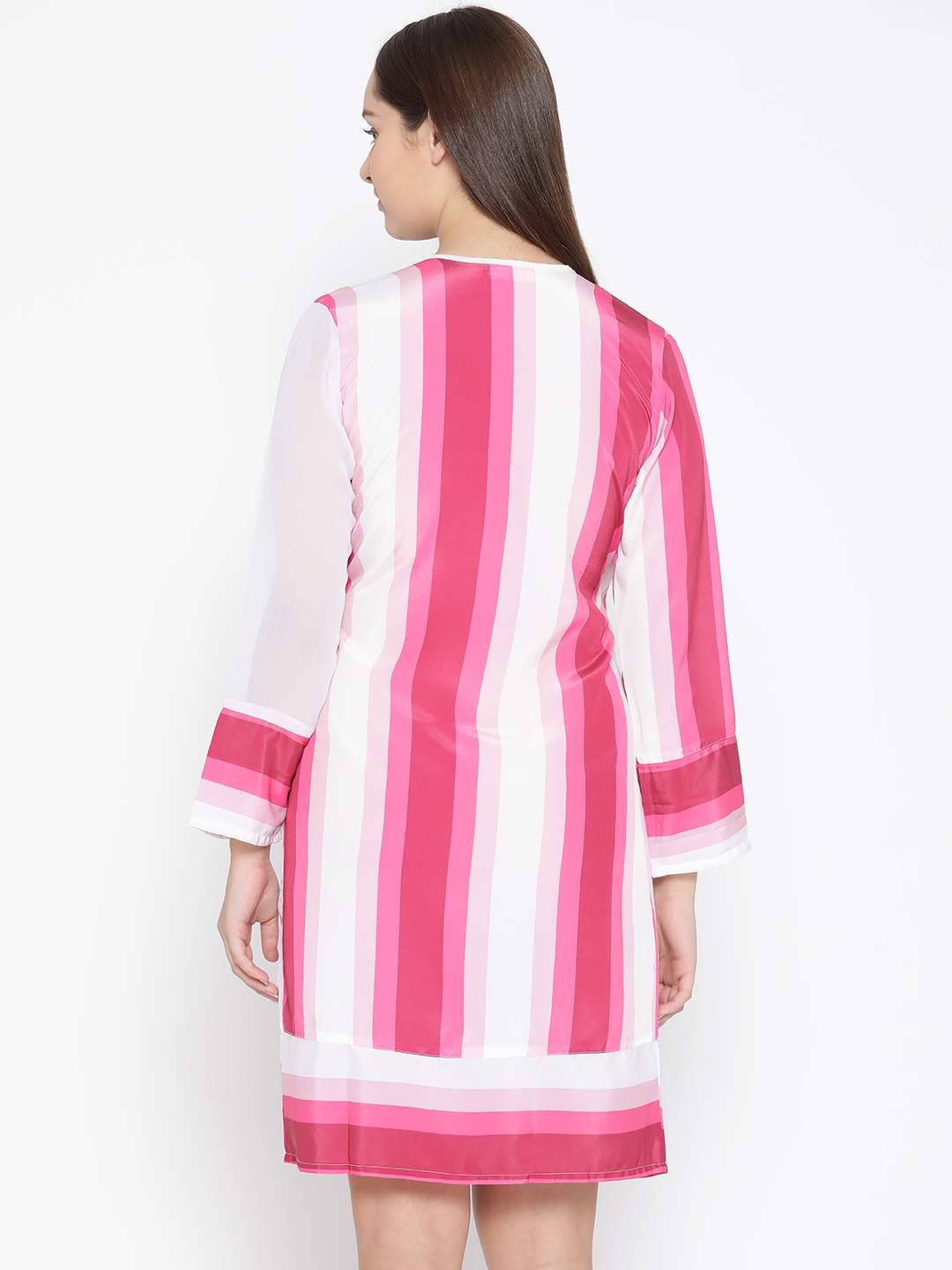 Pink Stripe Robe
