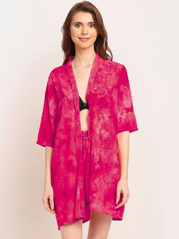 Orchid Robe & Shorts Co-ord Set
