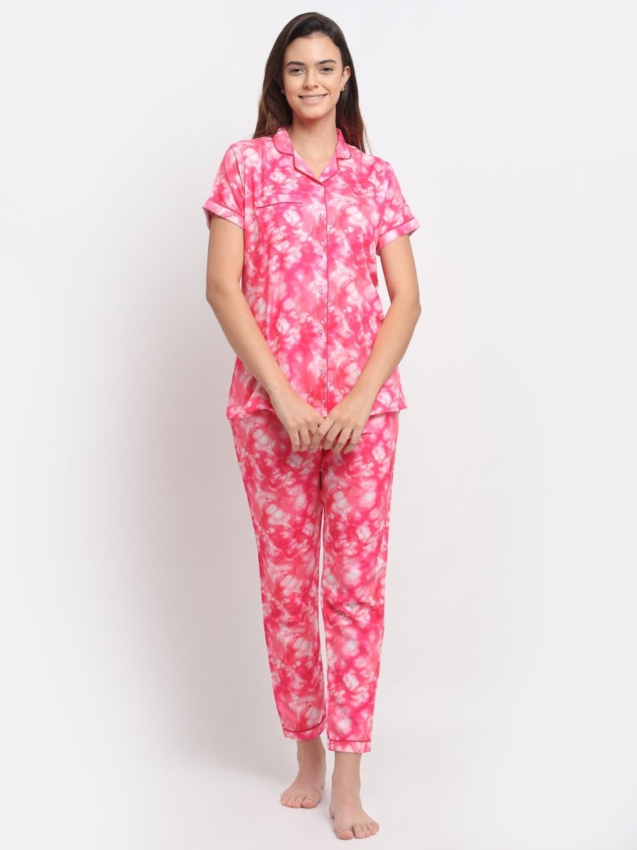 Buy online Printed Cotton Night Suit Set from sleepwear for Women by Canvir  for ₹809 at 60% off | 2024 Limeroad.com