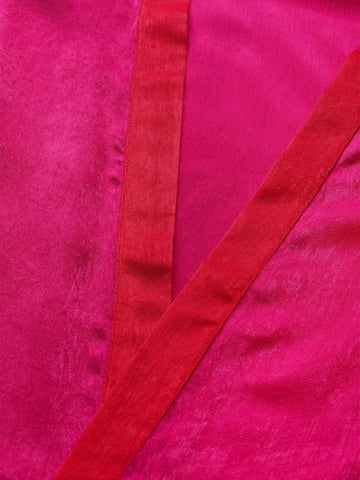 Pink Satin Robe - EROTISSCH by AAKAR Intimates pvt. ltd.
