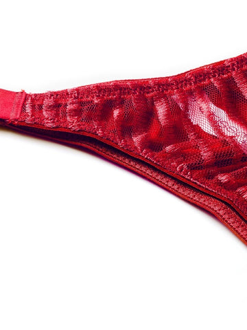 RED LACY PANTY - EROTISSCH by AAKAR Intimates pvt. ltd.