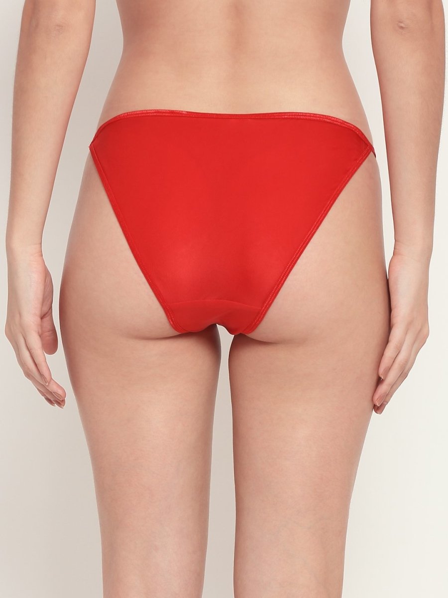 Red Lacy Panty - EROTISSCH by AAKAR Intimates pvt. ltd.