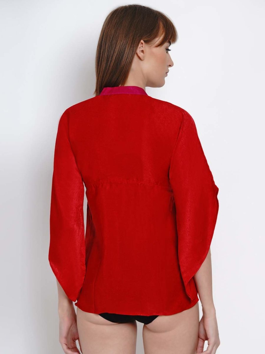 Red Mini Robe - EROTISSCH by AAKAR Intimates pvt. ltd.