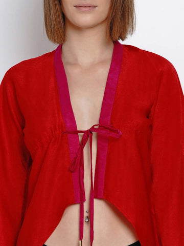 Red Mini Robe - EROTISSCH by AAKAR Intimates pvt. ltd.